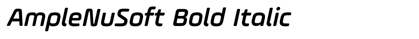 AmpleNuSoft Bold Italic image